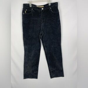 Cabelas casuals black corduroy pants women’s size 12